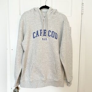 Cape Cod Hoodie Sweatshirt by Cuffys Womens 2XL Oversized Light Gray Hoodie